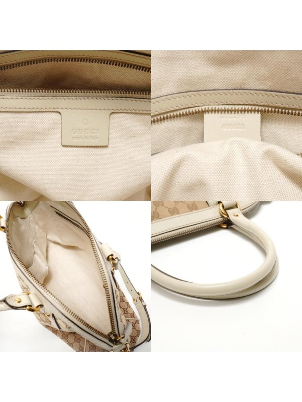 Gucci Handbag Scarlet 2-Way GG Canvas - Picture 9 of 10